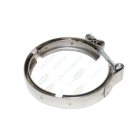 0384 Хомут коллектора (впускного коллектора и Г-образной трубы) Cummins (92-97мм) (ISBe,ISF3.8) VBC D=100мм (КАМАЗ,НЕФАЗ,ПАЗ) V-образный Газель Cummins 2, HAFFEN