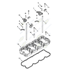 0110 Прокладка под рамку крышки клапана КАМАЗ, ПАЗ дв. Cummins 4ISBe; (аналог 4899230) HAFFEN