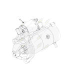 0623 Стартер 24в z=12 Cummins ISC,ISLe Foton, КамАЗ; 7.5кВт HAFFEN