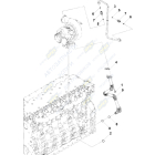 0800 Фитинг Штуцер с наружной резьбой трубки ТКР турбокомпрессора ГАЗ-33106,Валдай,Камаз (дв.Cummins 3.8,ISBE,ISDE) HAFFEN