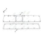 0446 Прокладка впускного коллектора CUMMINS 6ISBe, 6BT паранит (141x91мм) HAFFEN