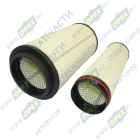 K2652 Фильтр воздушный КОМПЛЕКТ HOWO T5G (MC11.40 MC11.44), SITRAK C7H; (WG9X25190061/62) Howo