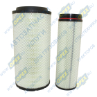 K2652 Фильтр воздушный КОМПЛЕКТ HOWO T5G (MC11.40 MC11.44), SITRAK C7H; (WG9X25190061/62) Howo