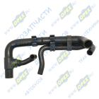 6058.32 Шланг (патрубок) тройной, кривой (2 изг.) ф19х27 L=180/кривой (4 изг.) ф19х27 L=500/кривой (2 изг.) ф30х41 L=670 (тройник, хомуты) радиатора P/G/R/T S Lema