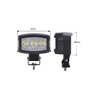 1515F Фара рабочего света светодиодная прямоугольная 15 вт (3 диода) (ближний) 89х67х50мм LT