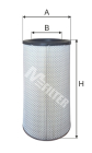 A 596 Фильтр воздушный (элемент первичный) DETROIT DIESEL 60-series M-Filter