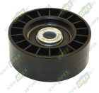 PR.406.1308080-УС Ролик (ПВХ) натяжной посад. ф12 наружн. ф80 H=30 в сб. с подшипником 180204 ЗМЗ-405,406,409 GAZ 3110 2.3 i [ZMZ-4062.10] 150 hp 1997-2004 GAZ 2217 124; усиленный (мет.втулка) PRAVT