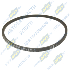 B-1037Lw Ремень клиновой 14х10х1037 /МАЗ.КРАЗ/; гладкий Rubena