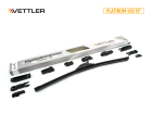 VEPLATINUM450 Щетка стеклоочистителя 450мм [18"]; бескаркасная PLATINUM с переходниками VETTLER