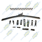 VEPLATINUM450 Щетка стеклоочистителя 450мм [18"]; бескаркасная PLATINUM с переходниками VETTLER