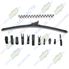 VEPLATINUM500 Щетка стеклоочистителя 500мм [20"] КАМАЗ,ГАЗ,ВАЗ,Hyundai, Газель(1шт); бескаркасная PLATINUM с переходниками VETTLER