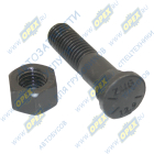4F3657&4K0367 Болт С/И 5/8"(М16х70) - 11 UNС L=56 кругл. голов. с квадр. подгол. в сб. с гайкой зуба ковша JCB 3СX, 4CX ZMG