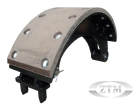 375-3501090 Колодка тормоз.(12/ам) двухреберная ZTM