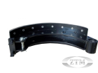 375-3501090 Колодка тормоз.(12/ам) двухреберная ZTM
