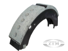 133Г4-3501090 Колодка тормозная(стальная) L=580 s=70 двухреберная передняя с роликом; с роликом в сборе (1 шт) ZTM