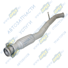 АК 2132-1206005-32 Труба-вставка L=1110, фланец 2отв.ф8 приемная (замена нейтрализатора) Газель Некст (дв.Cummins) Евро-4 Автоглушитель