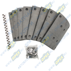 5440-3502105к Накладка тормозная (410x223) МАЗ, MAN, Mercedes (к-т); (8 накладок,64 закл.) задние АККОР