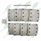 5336-3501105-СР Накладка тормозная (205х160) МАЗ,КрАЗ (к-т 8 накладок,64 заклеп.) АККОР