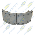 1653212-3501090 Колодка тормозная L=425 s=140 (расточенная) без уха АККОР