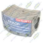 55571х-3501105-СР Накладка тормозная (202х120) УРАЛ н/о (к-т); (комплект 8шт.с заклепками) АККОР