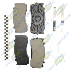 163310-3501800 Колодки тормозные дисковые (комплект) (ГАЗ-3310 "Валдай") АККОР