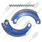 164370-3502090\91 Колодка тормозная МАЗ задняя (150х325, асбест.); комплект левая/правая (комплект 2 шт.) АККОР