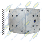 165440-3502090\91 Колодка тормозная МАЗ задняя (комплект 2 шт.) правая/левая (АВS) (220х410) АККОР