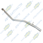 3221-1203170-30 Труба выхлопная ГАЗ-2705,3221,Газель (дв.ЗМЗ-40524,УМЗ-4216,Крайслер)Евро-3, ф65 L=2270; 1 ромбич.фланец 2отв.ф9 с крючком, кривая, БАКСАН