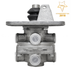 БАК.13511 Кран тормозной 2-х секционный подпедальный (без педали); (ГТК Н/О) МАЗ,КамАЗ ЕВРО (8 отверст.М22х1,5/7отверст.ф10) БелАК