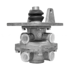 БАК.13511 Кран тормозной 2-х секционный подпедальный (без педали); (ГТК Н/О) МАЗ,КамАЗ ЕВРО (8 отверст.М22х1,5/7отверст.ф10) БелАК