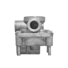 БАК.10454 Клапан ускорительный (Maх 1,0 МПа;резьба М22х1,5) ЗиЛ,КамАЗ,МАЗ; 9730010100 Порт 1 - M22x1,5 Порт 2 -2x M22x1,5 Порт 4 - M22x1,5 БелАК