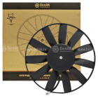 БАК.11845 Электровентилятор 12V(11 лопаст) радиатора ГАЗ-3110,31105,Газель (дв.ЗМЗ-405,406,409) GAZ 2217 2.3i 1997 - GAZ 2705 2.3i 1997 - GAZ 2752 2.3i 1997 - G БелАК