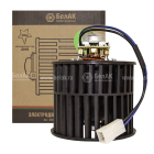 БАК.45371 Мотор отопителя 12В, 90вт с крыльчаткой (клемма+фишка) отопителя УАЗ-3160 БелАК