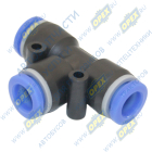 БАК.90308 Фитинг (тройник) Т-образный; трубка ф8/ф8/ф8мм (цанга) UNIVERSAL (1970-2020); 9.85868, пвх БелАК