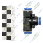 БАК.90312 Фитинг (тройник) Т-образный; трубка ф12/ф12/ф12мм (цанга); пвх БелАК