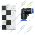 БАК.90206 Фитинг (угольник); трубка ф6/ф6мм (цанга); пвх БелАК