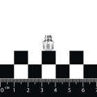 БАК.00083 Пресс-масленка М8х1 прямая L=13 К=9 БелАК