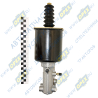 8250-1609200-00 Цилиндр ПГУ МАЗ,КАМАЗ,УРАЛ; Вылет штока 112мм,М12-6Н,подвод справа БЕЛОМО