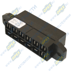 БП-2 Блок предохранителей (L=130Х30Х47 19 контактов; ( ножевого типа:5х15А+1х7.5А) БЕЛТИЗ