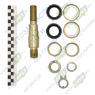 102-3405103-Б-ЗИ Палец L=148-150 рулевого гидроцилиндра Ц50 МТЗ Р=М20х1,5/Р=М24х2; (в сборе) крепл-я рулевого цилиндра МТЗ-1221 ВЗТЗЧ