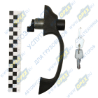 2522-6105300 Ручка ПВХ L=215х30 Рнаруж=27х1,5; 1отв.М6х1 с ключами, левая Волмет