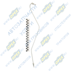 3309-1602580 Трубка (сталь) ф5; L=615 Ш=М10+К12/Ш=М10+К12 от ГЦС главного цилиндра сцепления к гибкому шлангу ГАЗ-3309 ГАЗ