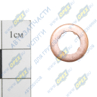 5288374F Кольцо С/И (медь) кв. сеч. 8х13 h=2,5 (4 внутр. зуба h=0.5) уплотнительное форсунки медь, ф8х13х2,5 (4 внутр. зуба h=0.5); (прокладка) форсунки медная ГАЗ-33106 Валдай (дв.Cummins ISF 3.8L) ГАЗ