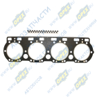 238-1003210-В2 Прокладка (м/асбест) С/Ф; 230х825; 4отв.под гильзу ф150, ГБЦ стар.обр.; С/О квадр.отв. (без герметика) ГБЦ