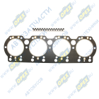 238-1003210-В7 Прокладка (м/асбест) С/Ф; 230х825; 4отв.под гильзу ф150, ГБЦ нов.обр.; Н/О овал.отв. (без герметика) ГБЦ