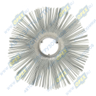 ДЩ120х550-БП Диск щеточный ф120х550 беспроставочный /полипропилен/; 50/50,серо-зеленый Гепард