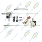 6430-6104000 Стеклоподъемник электрический МАЗ Евро (комплект 2шт) 24В; с комплектом установки (левый+правый) МАЗ-5440....;МАЗ-6430.... ГРАНАТАВТО