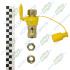 DA-00904 Разъем пневматический (комплект) M16/M22; (желтый, с крышкой, ) ДАЛИ-авто