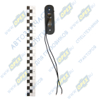 ГФ22 LED К Фонарь габаритный красный 84х24 светодиод; (перед. задн. габариты,освещение подножки,салона) Евросвет