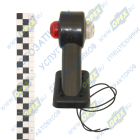 ГФ3.4 LED2-20 Фонарь габаритный (красно-белый) (Е-205); ф60 L=150; угол 45 градусов б-кр. (глазок) Евросвет